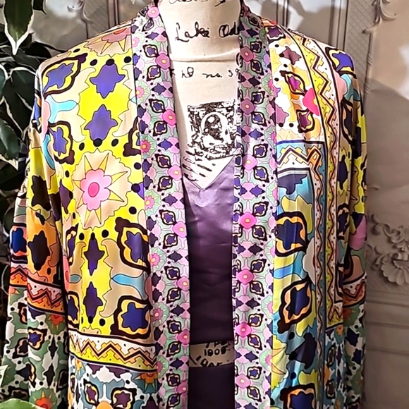 Zara Final Markdown Printed Kimono Coverup/Dress/Robe - Picture 5 of 10